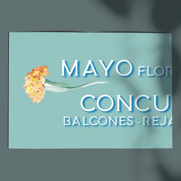 Diseño gráfico. Concurso de balcones, rejas y patios, Ayto. de Doña Mencía.