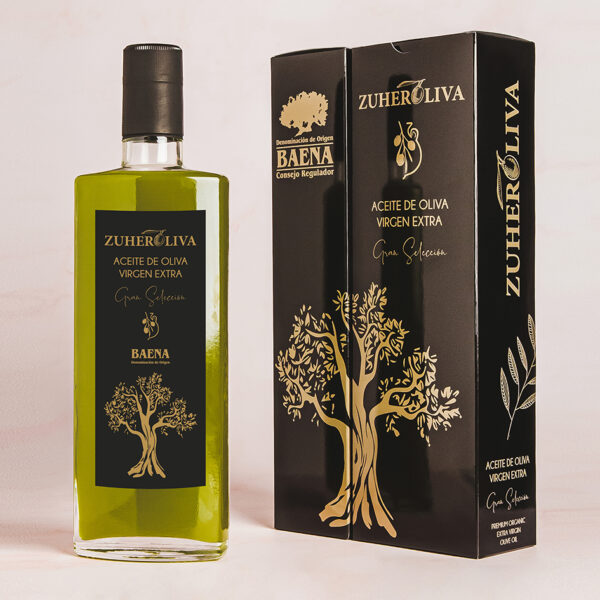 Packaging gourmet. Aceite de Oliva Virgen Extra Zuheroliva