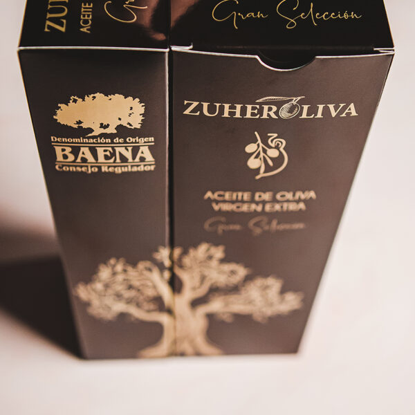 Packaging gourmet. Aceite de Oliva Virgen