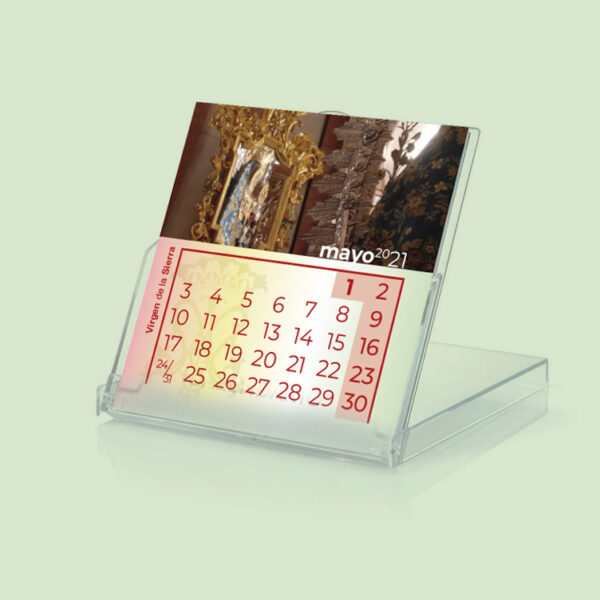 Diseño e impresión de calendario. Archicofradía de María Stma. de la Sierra.