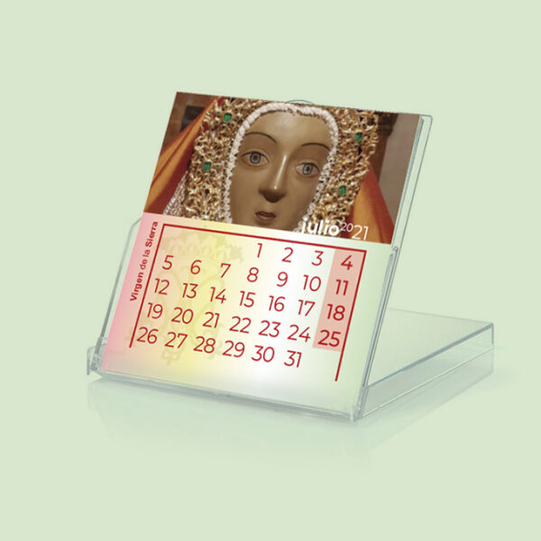 Diseño e impresión de calendario. Archicofradía de María Stma. de la Sierra.