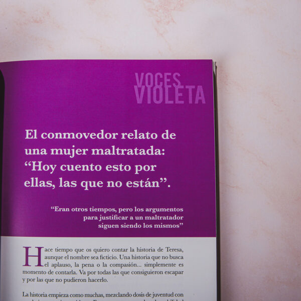 "Voces Violeta", un grito a la vida. Creado por JuanJe Priego y Manuel Luque.